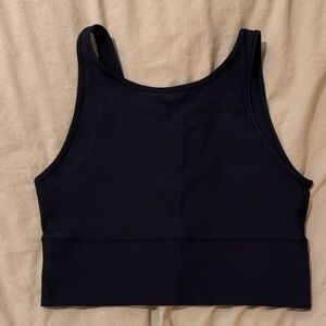 Lululemon Black Women's Ribbed Crop Top